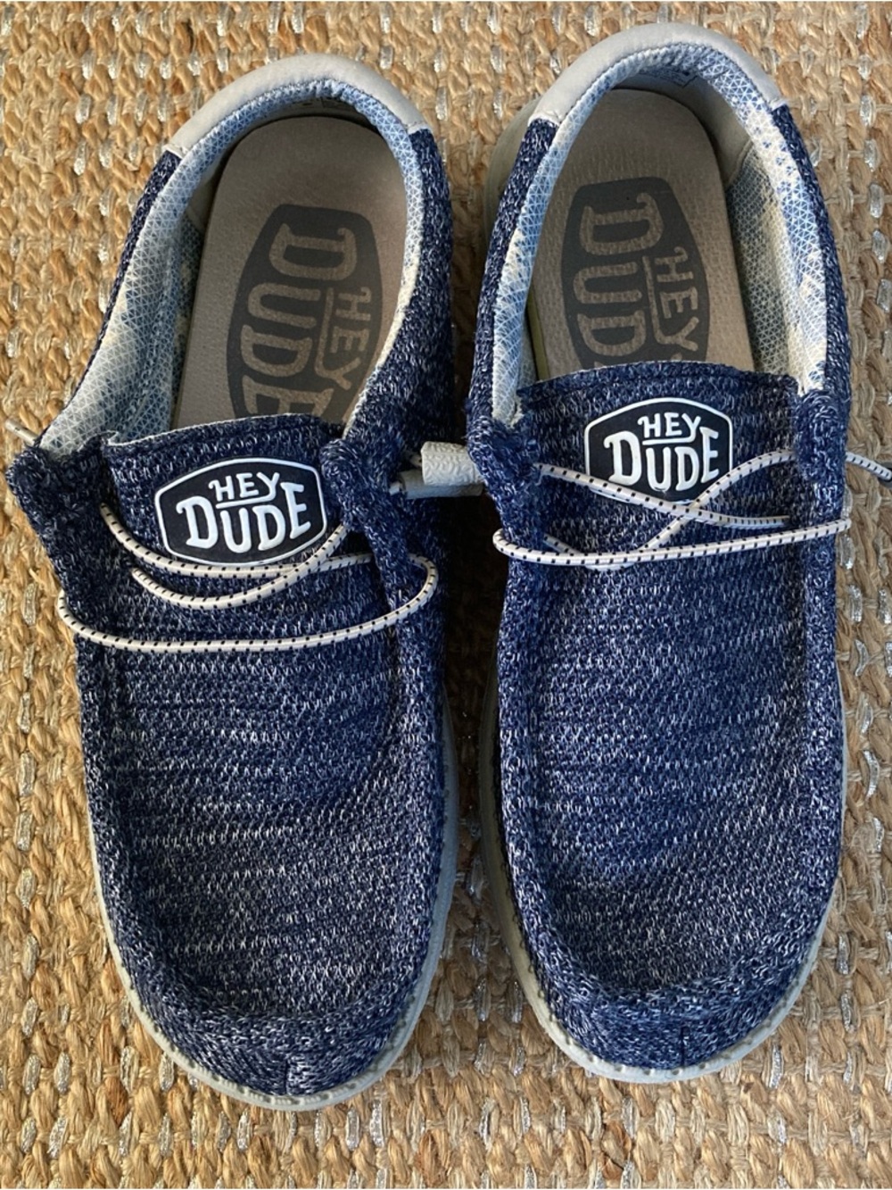 Hey Dude Wally Sox Moonlit Ocean Shoes Mens Size 8 Slip On Casual Lightweight